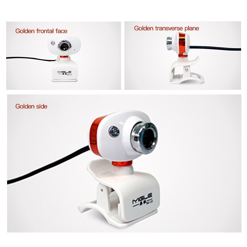 Computer Camera Usb 2.0 480P Laptop Computer Clip-On Usb Draaibare Nachtzicht Hd Webcam Video Online Klasse met Mic