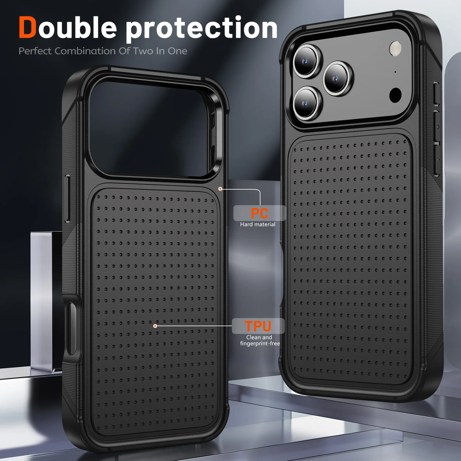 Armor Shell Dual Layer Schutzhülle für iPhone 17 Pro Max Air 16 Plus 14 15 13 Pro iPhone 17