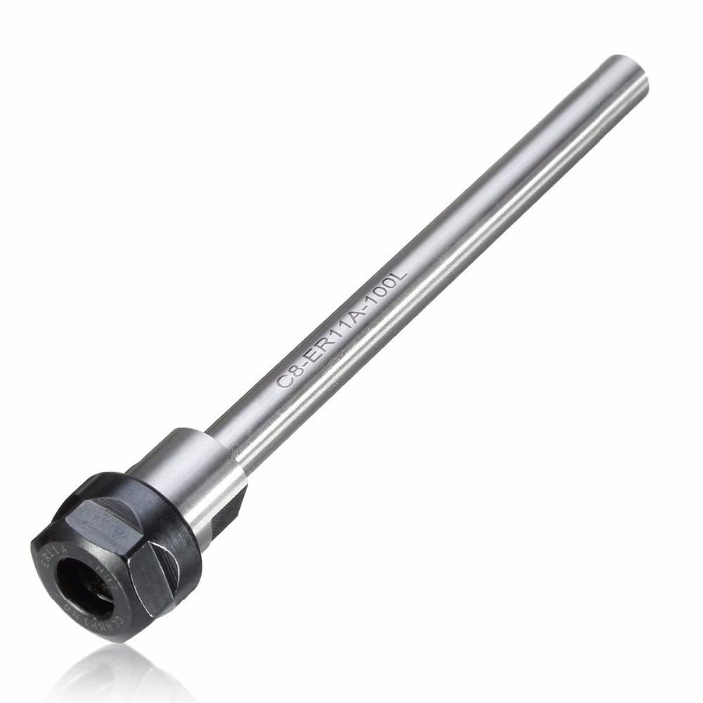 1 pçs processamento profundo cnc haste de extensão haste reta 8mm c8 er8 c8 er11 8mm mandril de pinça de mandril para fresa cnc
