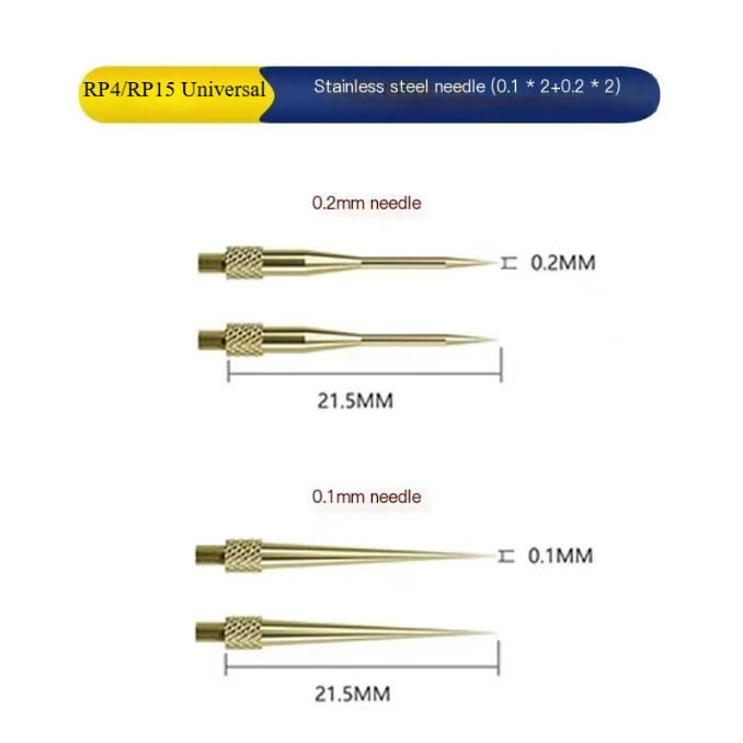 Mekaniker  rp4 multimeter testkabel ultratunna multimeter testledningar utbytbar pennspets universell till pekare/digital multimeter