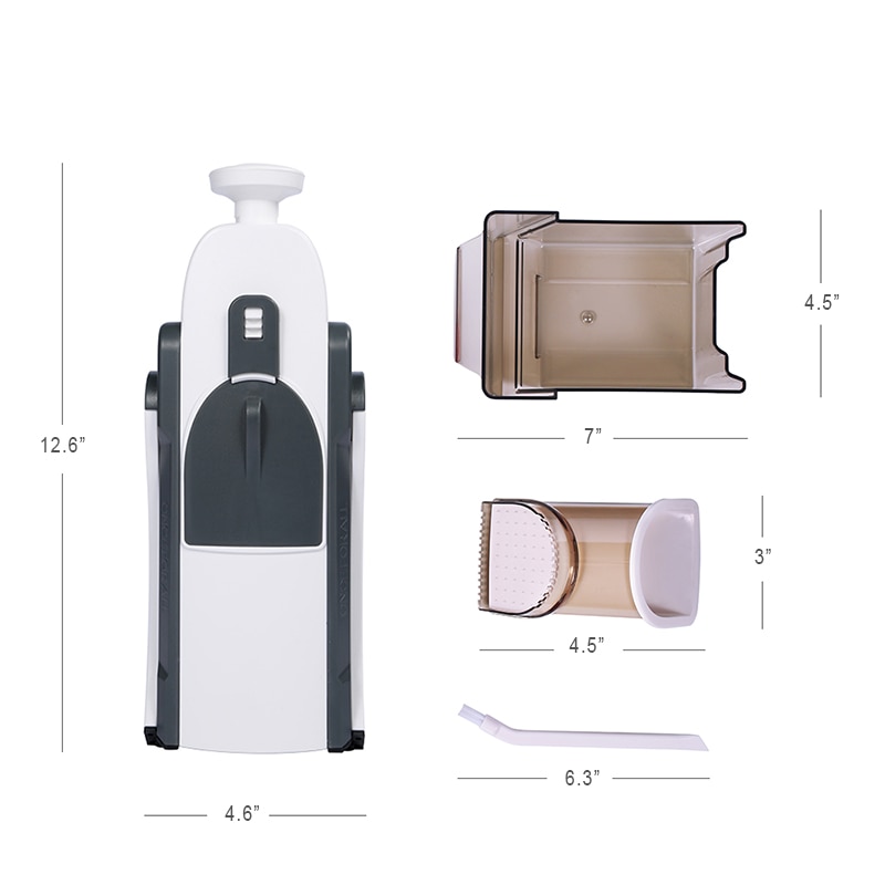 ONCE FOR ALL Utensilios de cocina para cortar verduras y patatas, trituradora de alimentos, rallador de frutas, espesar, Cortador Manual de zanahorias, accesorios de cocina