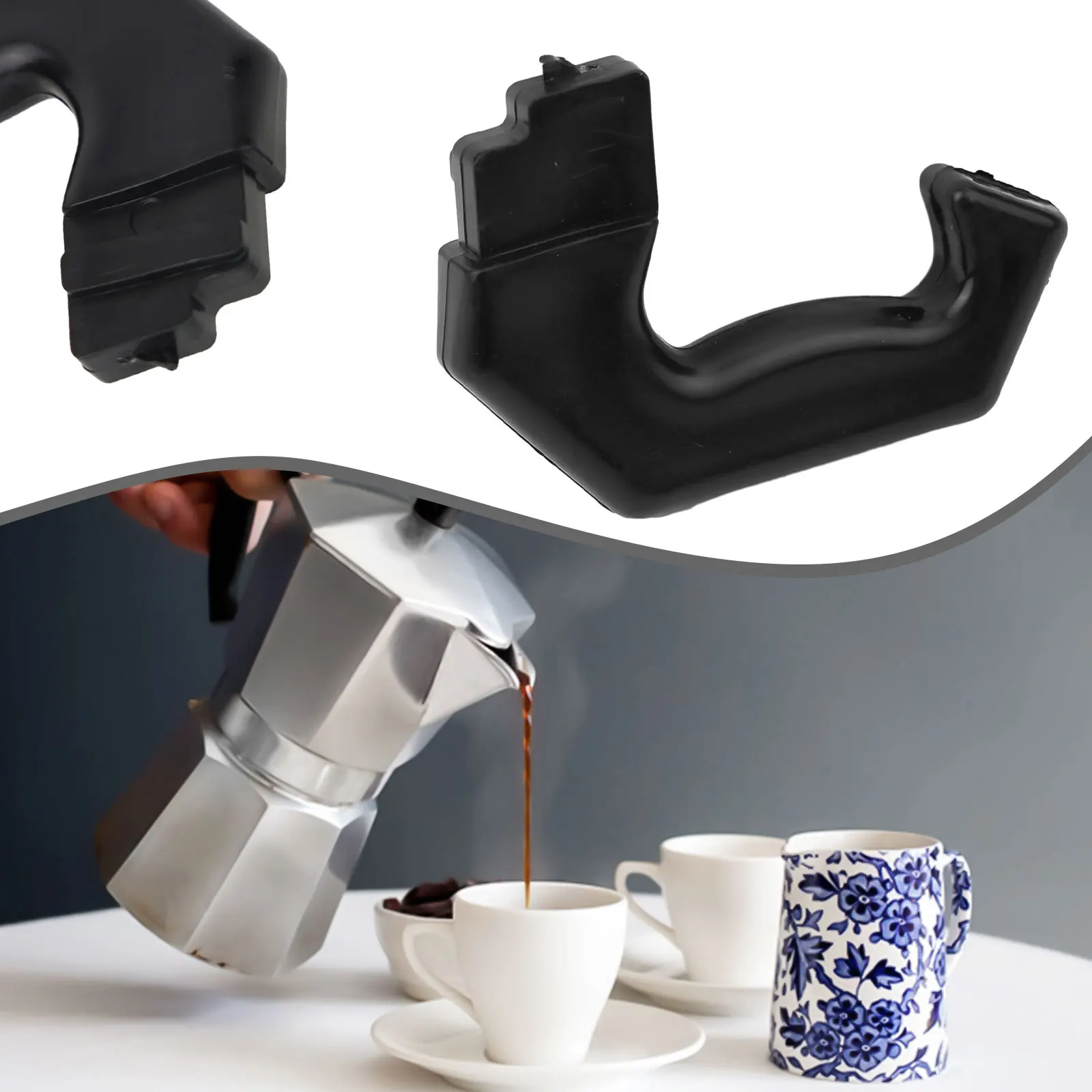 Mango para cafetera Espresso Moka, piezas de repuesto para estufa, 1, 3, 6, 9, 12 tazas, accesorios para café, 1 ud.