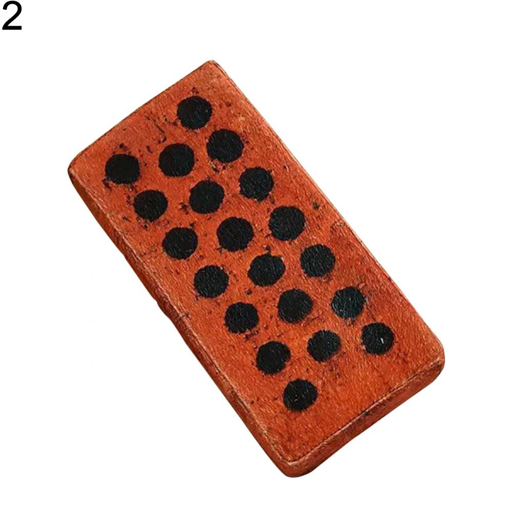 Cojín de simulación de ladrillo rojo, almohada de ladrillo sólido, ladrillo hueco, bloque de madera, adornos, almohada de bloque, cojín de esponja para descanso de siesta en la oficina: Blanco