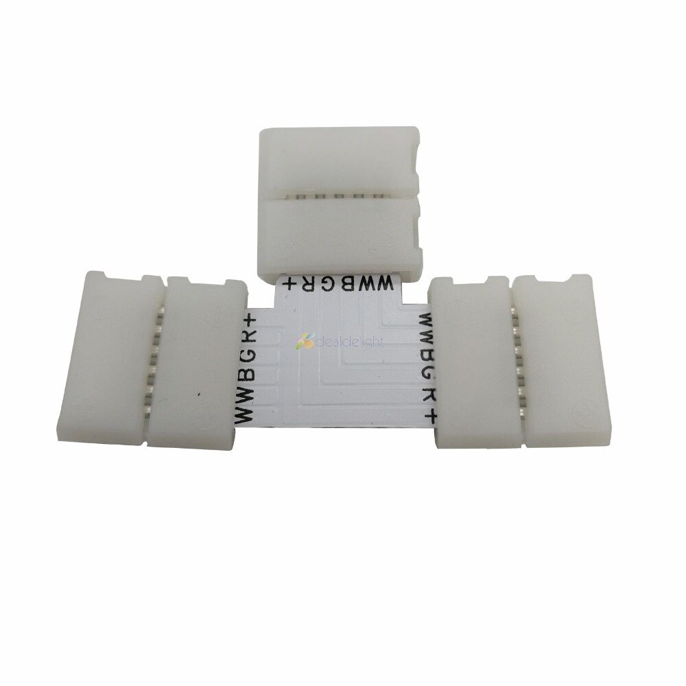 5pcs 12mm 6 PIN RGB+CCT Connector L shape / X shap... – Grandado