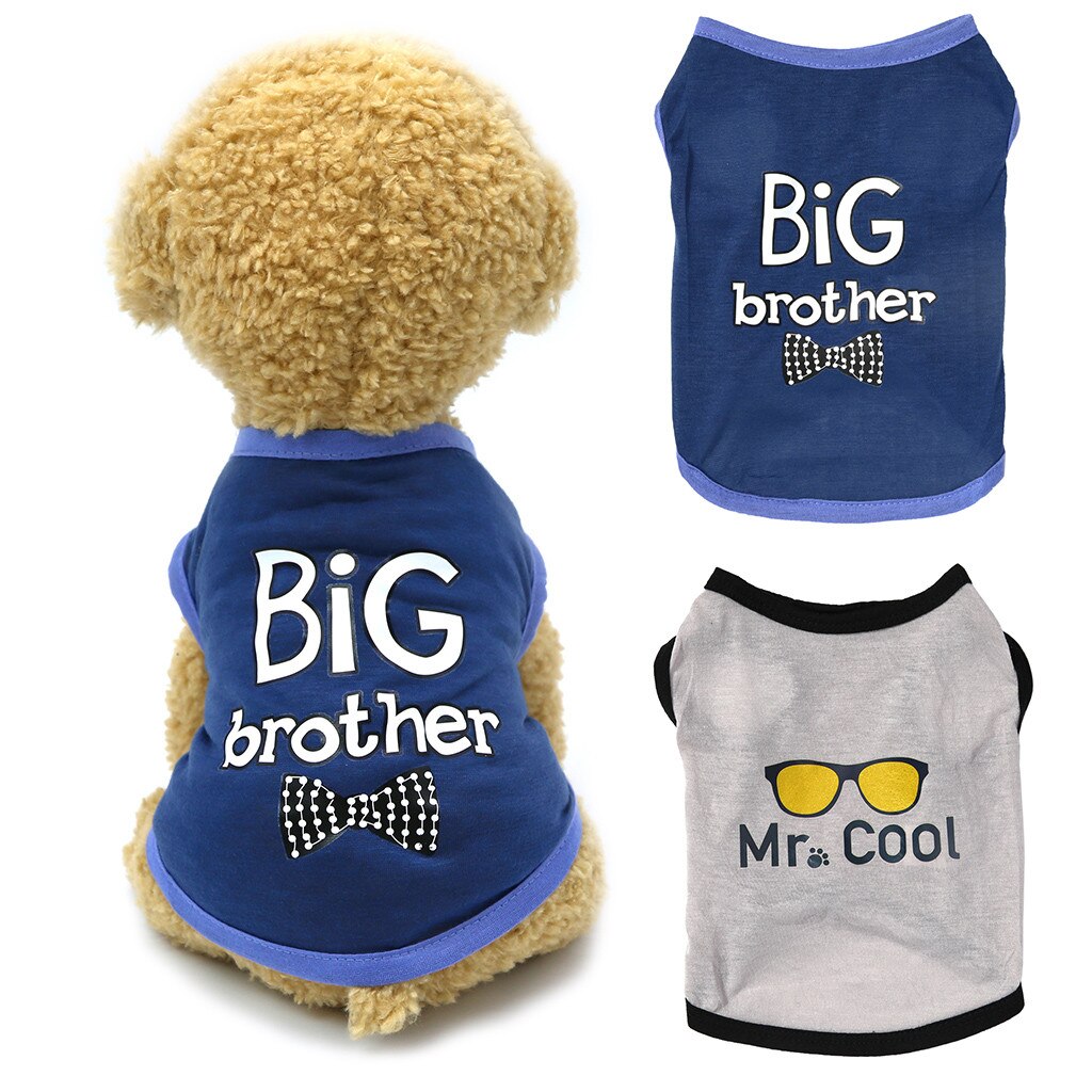 Vêtements chauds d'hiver pour animaux de compagnie, chemise avec lettres, peinture, polaire, chiot, chat