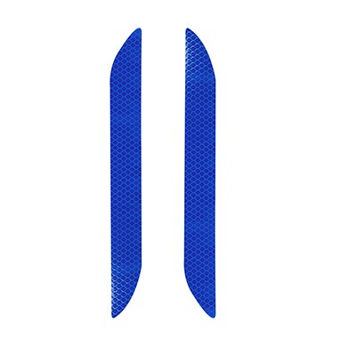 Car Reflector Sticker Car Exterior Accessories Adhesive Bumper Reflective Tape Reflex Exterior Warning Strip Protect Car Body: Blue