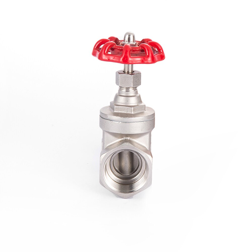 DN15-50 1/2" 3/4" 1" 1-1/4" 1-1/2" 2" BSPT Female Gate Valve 304 Stainless Steel Water Gas Oil Home Garden