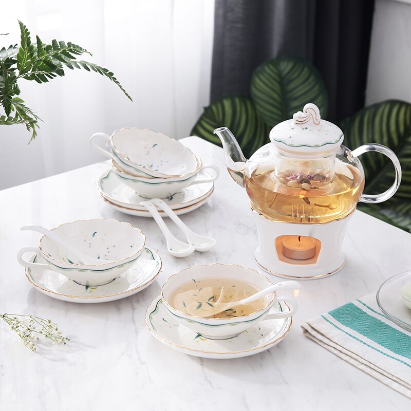 Luxe Japanse Thee Koffie Porseleinen Kop Schotel Set Handgemaakte Keramische Espresso Cups Xicaras De Cafe Afternoon Tea Cup MM60BYD