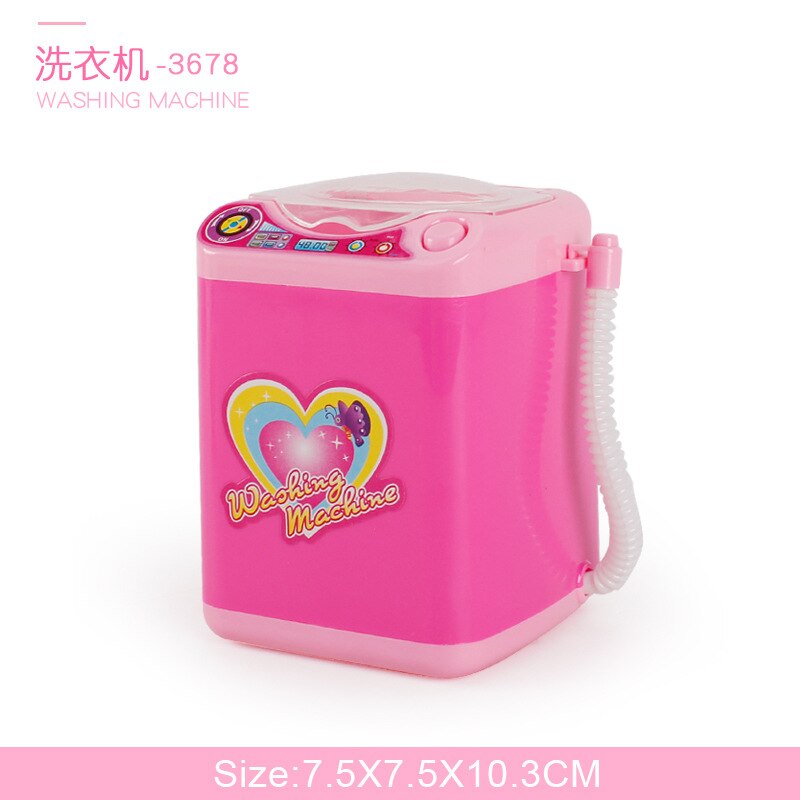 Mini Kitchen Toys Plastic Simulation Home Appliances Play House Toy Baby Girls Pretend Play Toys For Kids Children Games Tools: Washing machine