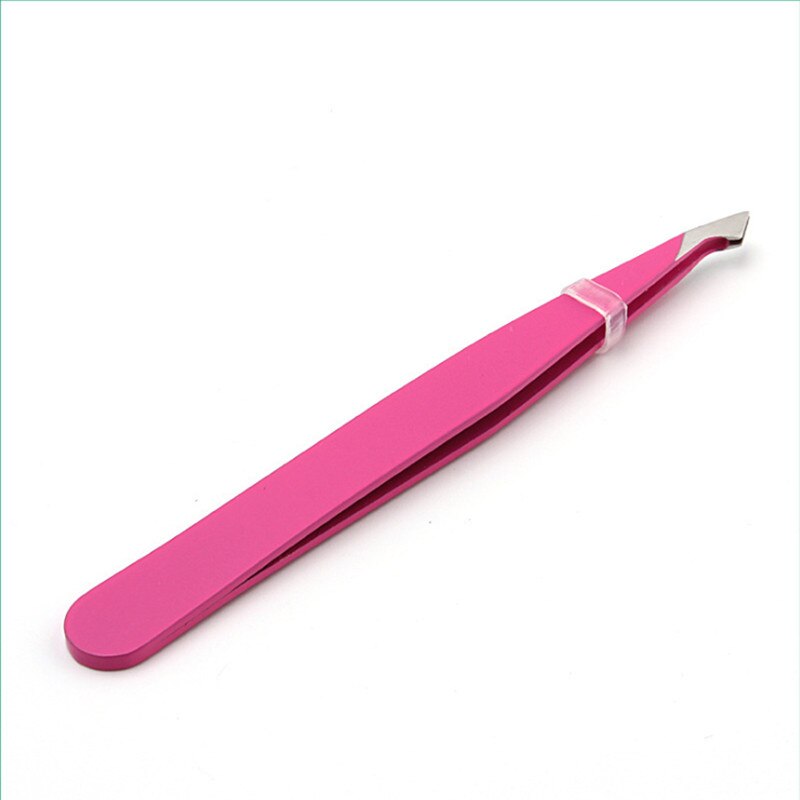 Professionelle Augenbraue Pinzette Edelstahl Pinzette Für Tyebrows Slant Tipp Augenbraue Haar Entfernung Wimpern Verlängerung Werkzeuge: Default Title