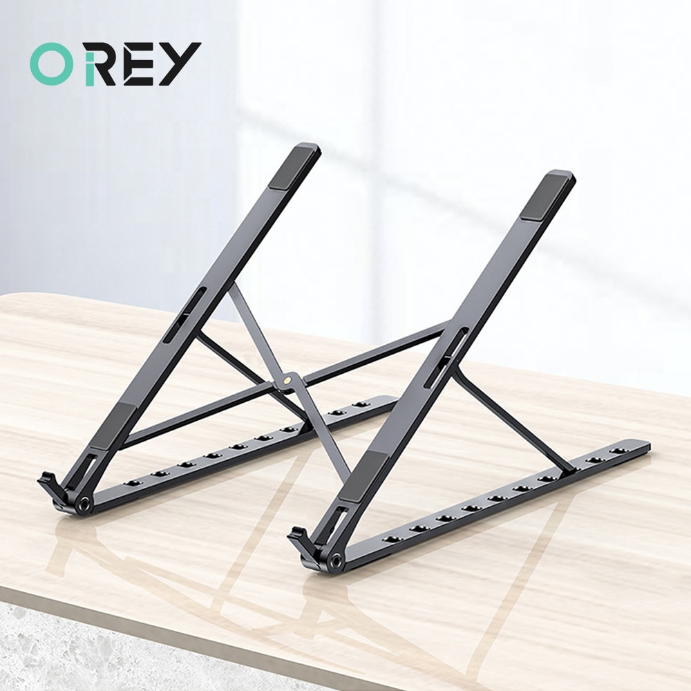 Soporte para portátil de aluminio soporte ajustable plegable soporte Base para portátil para Macbook Pro accesorios de soporte de refrigeración por aire