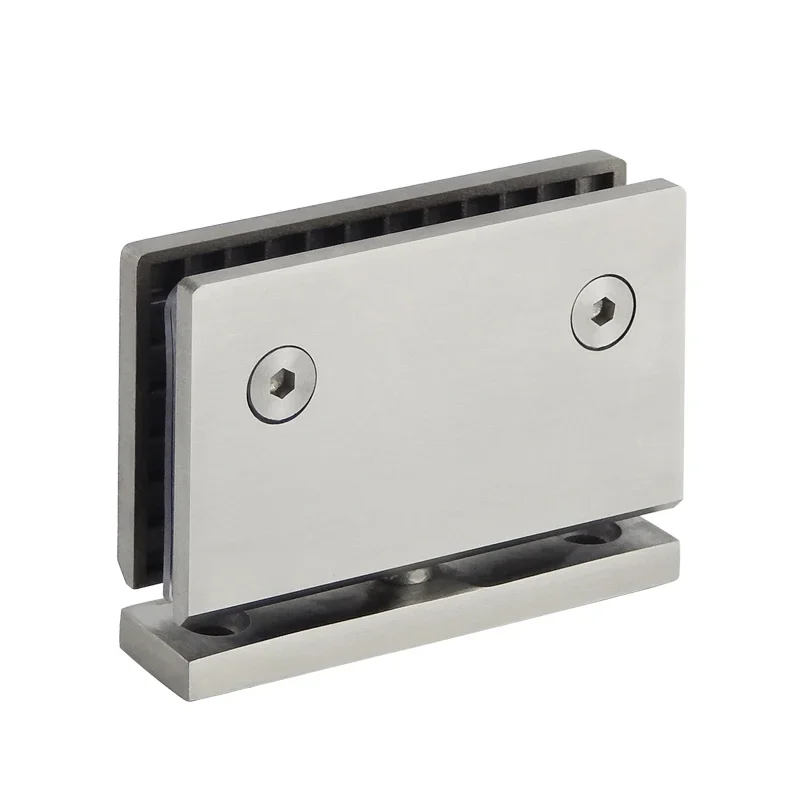 Glass door pivot hinge 360 degree rotation SS304 die-casting shower hinge Display cabinet upper and lower hinge