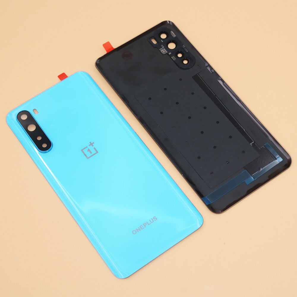 Originele Oneplus Nord 5G Batterij Back Cover Achterdeur Behuizing Vervanging Met Camera Lens Voor Een Plus Nord AC2001 AC2003 Shell
