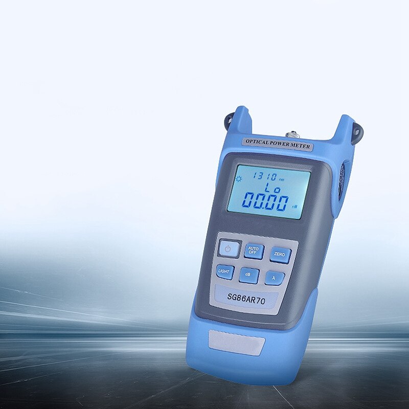2 Pcs Handheld Optical Power Meter High Precision Optical Fiber Tester Optical Attenuation Test with Fc/Sc Adapter