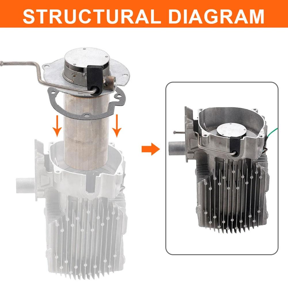 12V Diesel Standkachel 5000W Verbrandingskamer Standkachel Brandstof Parkeren Voor Automotive Truck Accessoires