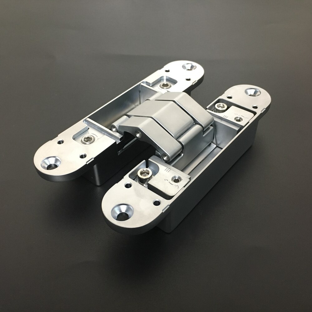 3D adjustable hidden door hinge adjustable conceal hinge /invisible door hinge 140*30MM 60KG for 2 hinges