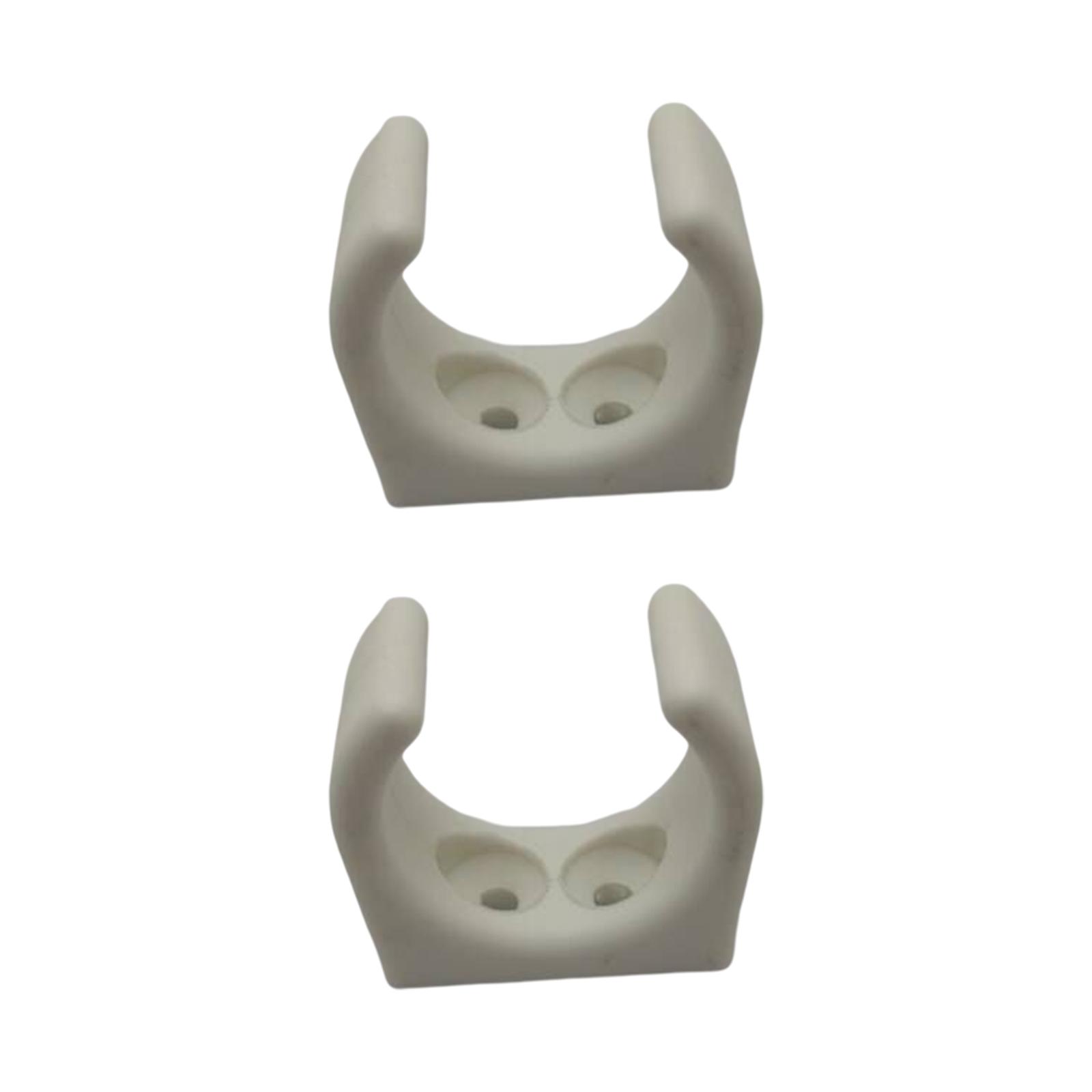2 Pieces Boat Ladder Clips Nylon Ladder Hook for 1-1/4" Tubes Easy Access Holder Boat Storage Clips for Boats Accessories