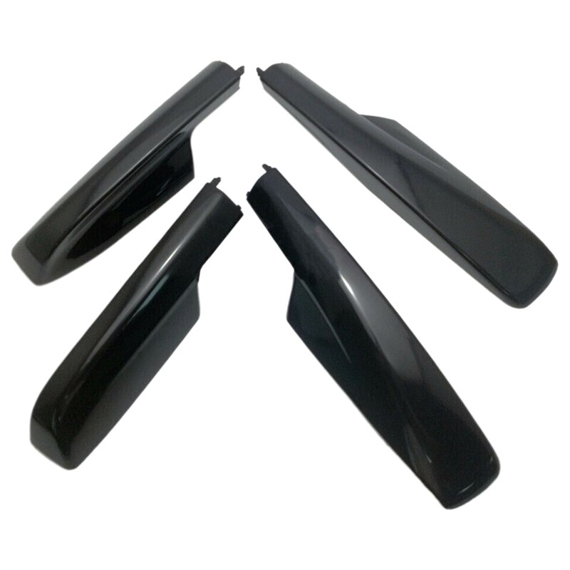 4Pcs Black Roof Rack Cover Rail End Shell for Toyota Highlander XU20 2001-2007