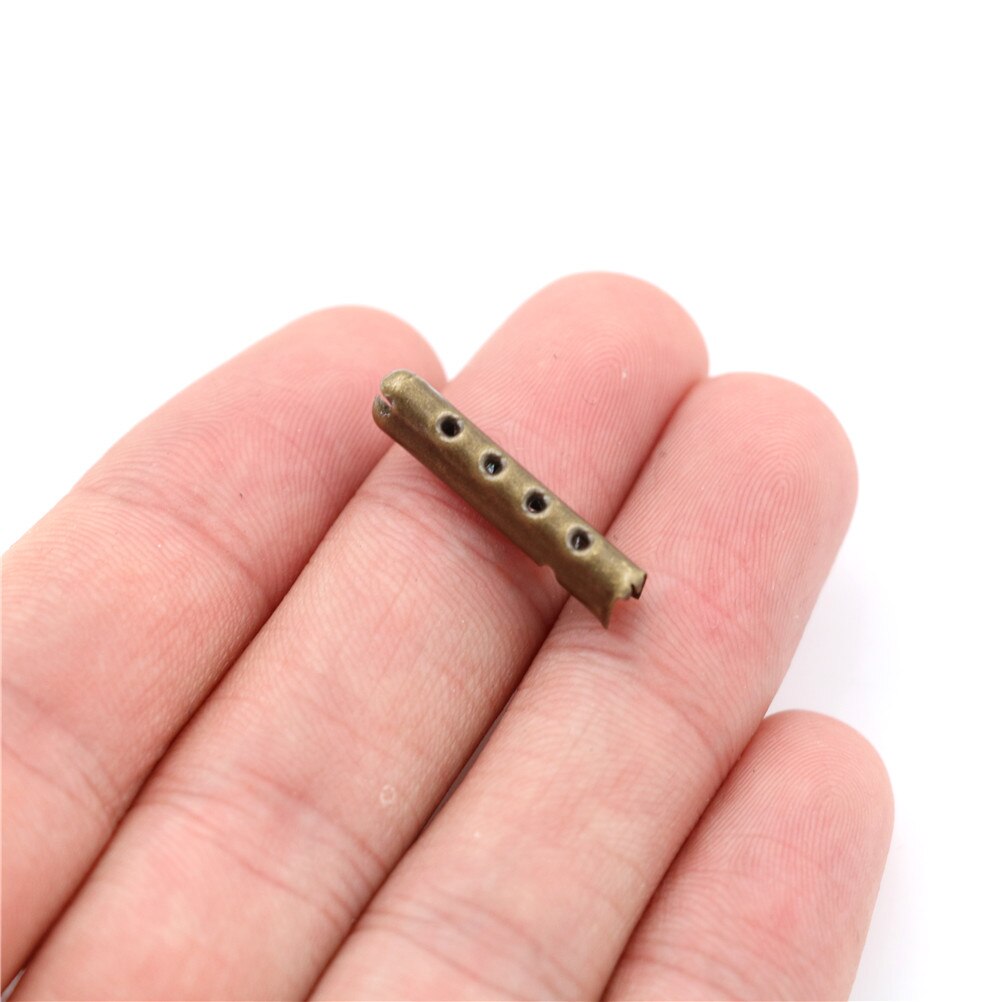 10 stk metal gør-det-selv-snørebånd reparation sko snørespidser udskiftning ende snørebånd craft 3.5mm*23mm