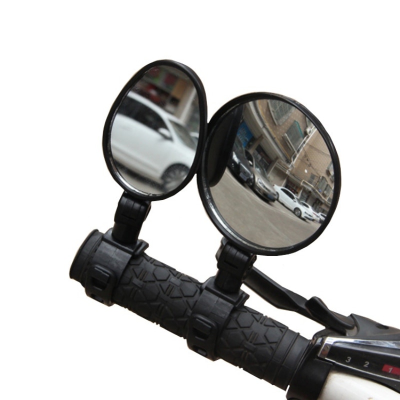 Espejo retrovisor de manillar Universal para bicicleta 360 grados giratorio para bicicleta MTB con cinturón de instalación accesorios de ciclismo