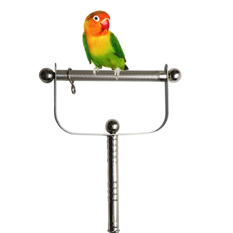 Papegaai Voerbekers Vogels Voedsel Schotel Papegaai Voerbak Roestvrij Staal Met Standaard Baars Voedsel Water Feeder Vogelkooi Accessoire voor Valkparkiet Parkiet(#1