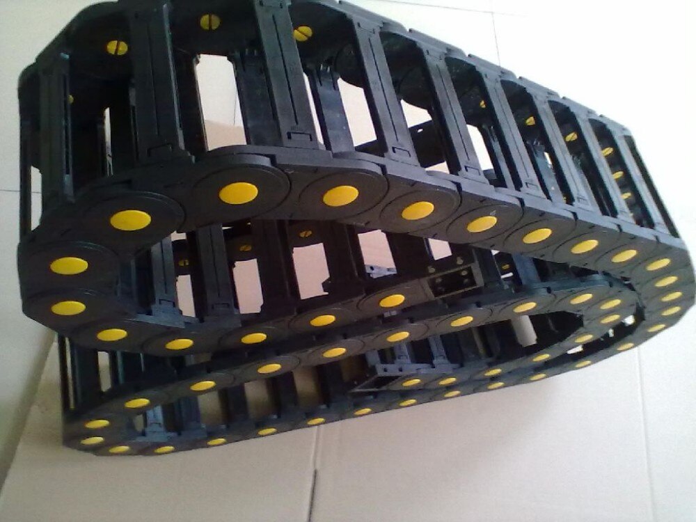 Bridge type strong plastic cable chain