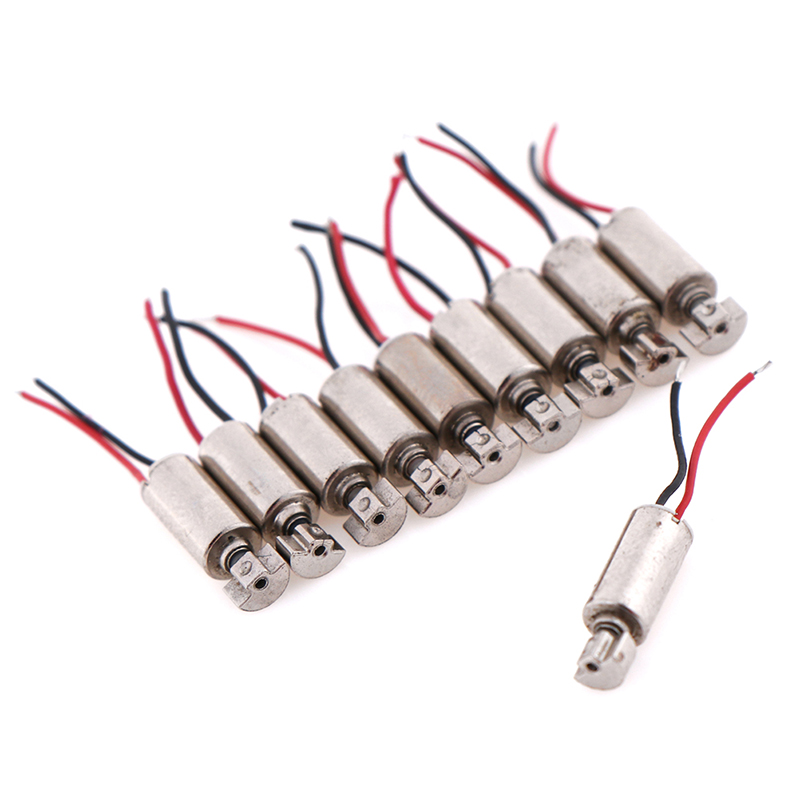 5/10 st dc micro vibration motor mobiltelefon kärnlös vibrator 4.4 x 4.4mm dc1.5-3v motorer & delar