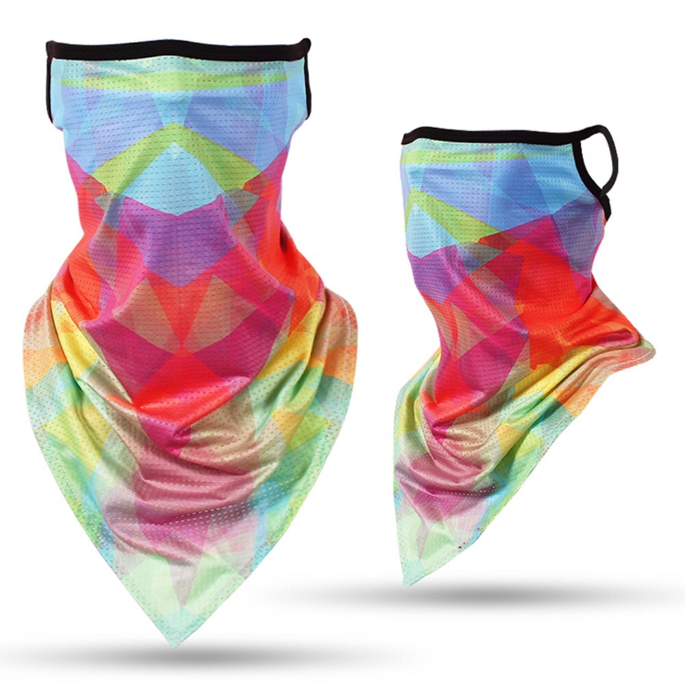 Passamontagna Moto estivo Moto Bandana Earloop maschera di seta di ghiaccio sciarpa tubolare motocross motociclista ciclismo scaldacollo uomo donna: 17
