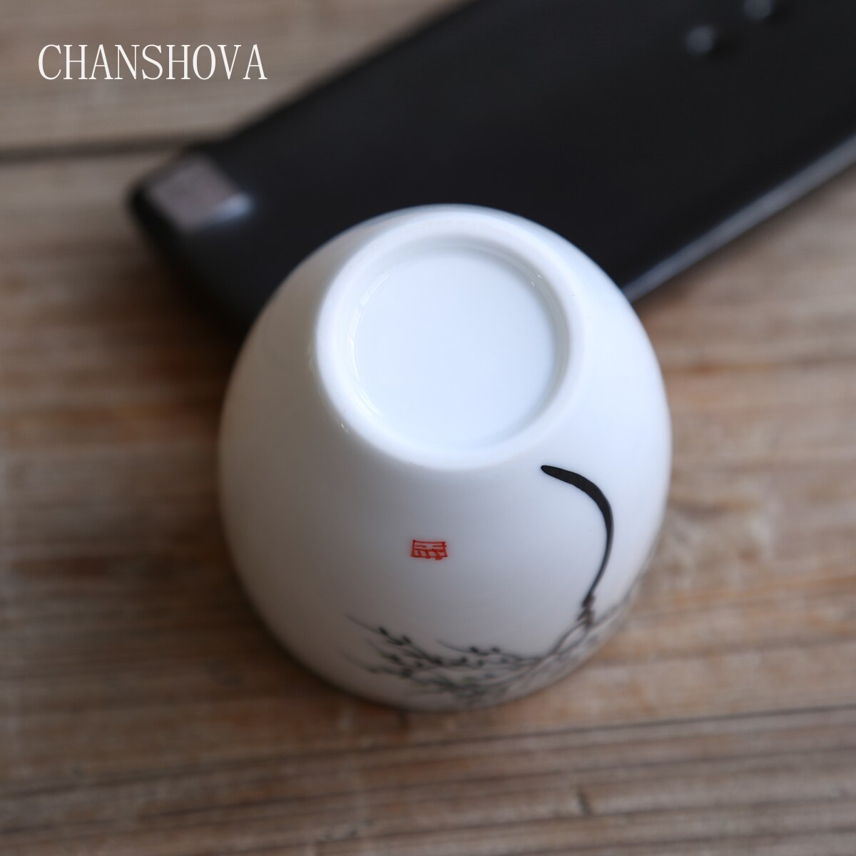 Chanshova tradicional estilo chinês 150ml sob vitrificado mão desenhada padrão cerâmica xícara de chá porcelana porcelana café copos g001