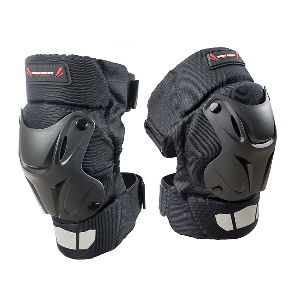 Rodilleras para motocicleta, Protector de rodilla transpirable a prueba de golpes, equipo de protección para Motocross,