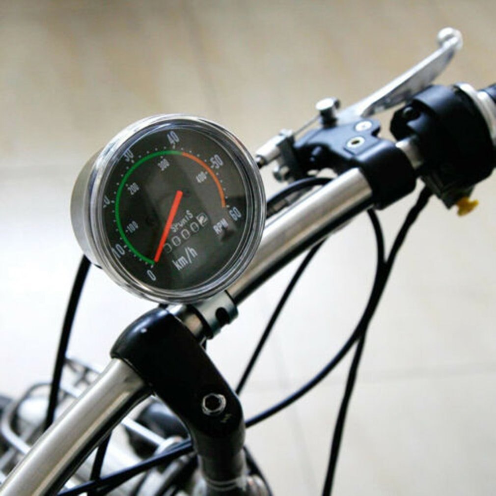Velocímetro para bicicleta de estilo Vintage, odómetro mecánico analógico con Hardware General, máquina para bicicletas
