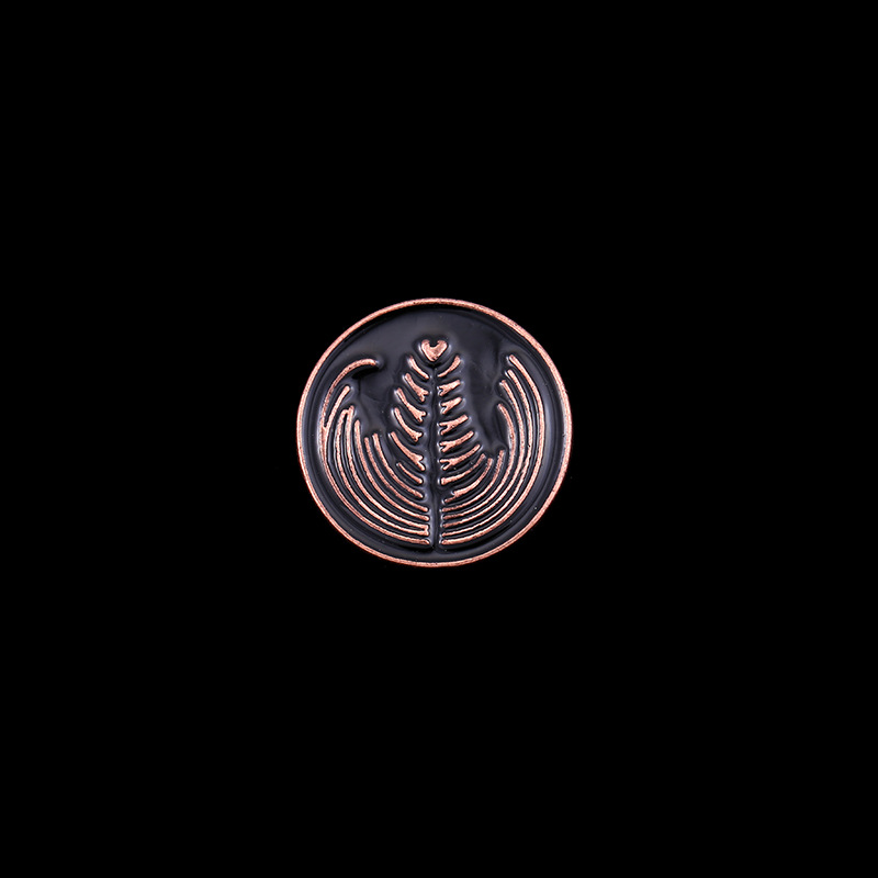 Accesorios de café expreso para parejas, esmaltado para broche de gota de aceite taza de té, Mini insignia de café Tamper, de café para los amantes del café: 1