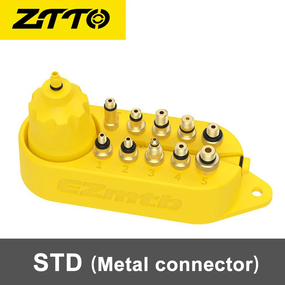ZTTO Fiets Schijfrem Ontluchtingsset Universele MTB Hydraulische Remolie Tool met Metalen Fittingen Fietsen Onderhoudsapparatuur