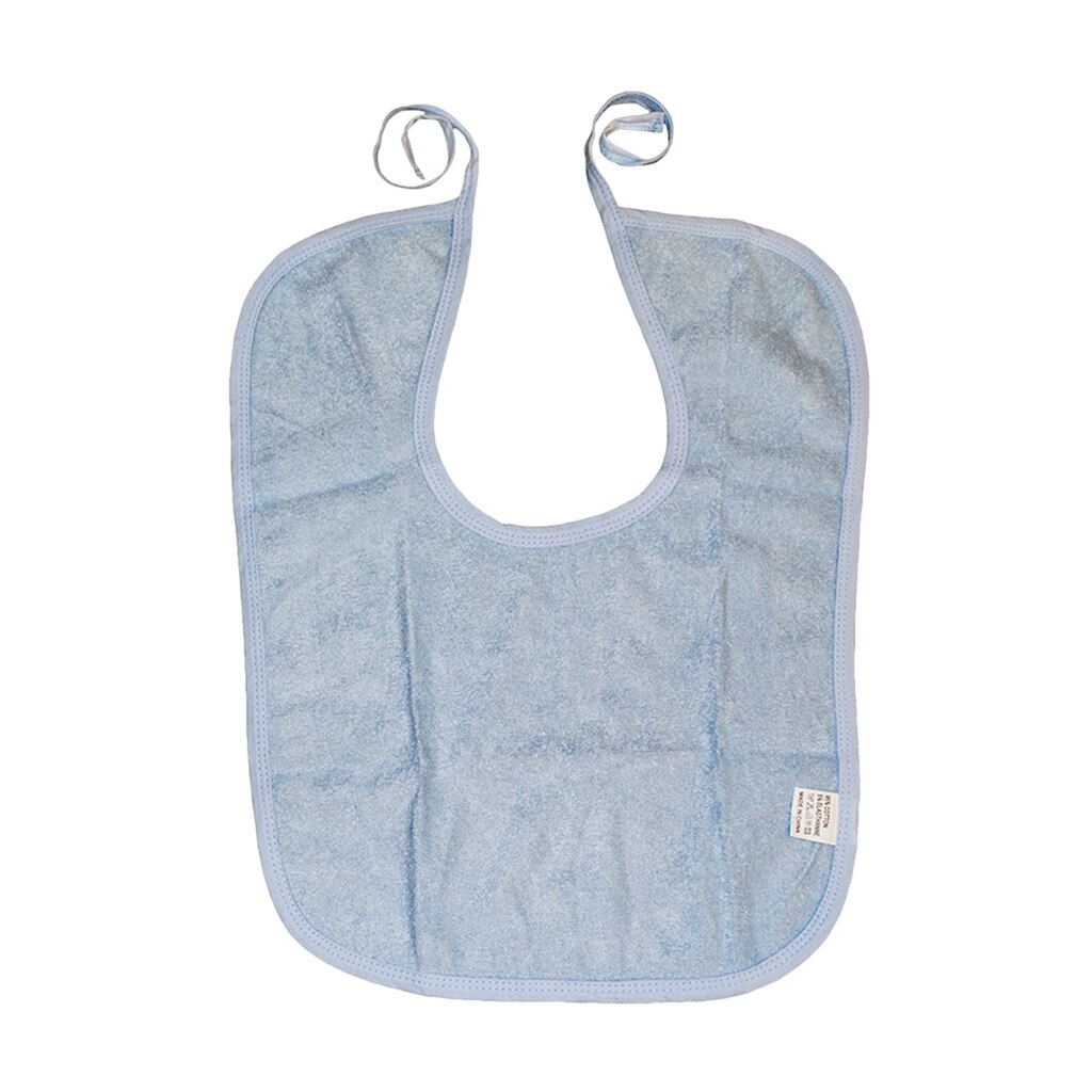 Bavoir de protection imperméable pour adulte, pour repas, tablier d&#39;aide pour personnes handicapées, pour enfant et adulte, 40x30 cm: Blue
