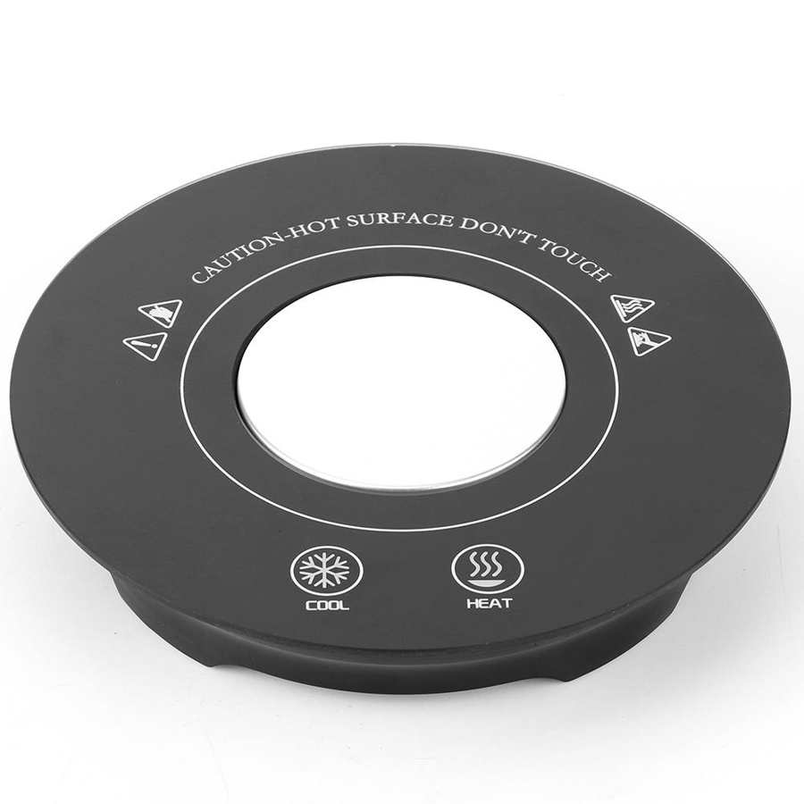 Sort intelligent vandtæt usb el-opvarmning køling coaster kopmåtte til hjemmekontor brug køkken tilbehør madlavningsværktøj