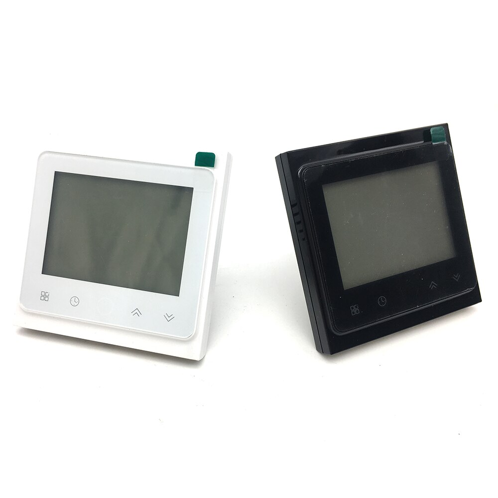 Elektrisk  ac95 ~ 240v golvvärme termostat svart temperaturregulator för golvvärme
