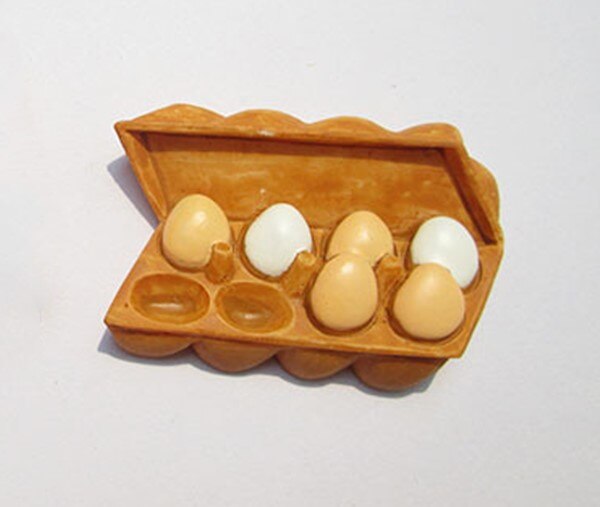 Europeo Uova Formaggio di Latte Colazione pasta Magnetica 3D Frigorifero Russo Magneti Magnete Del Frigorifero Precoce bambino di Istruzione: G