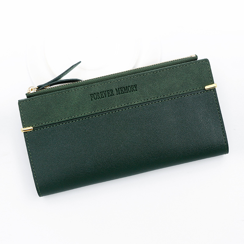 Lange punge til kvinder, pung, lang møntpung, kortholder, lille damepung, kvindelig hasp, mini clutch, billetera bolas: Himmelblå