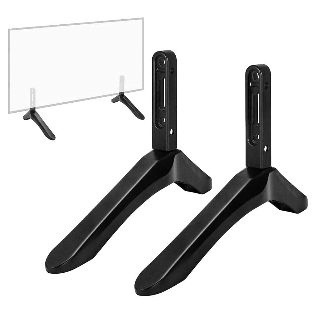 TV Base Pedestal Feet Table Top TV Stand Mount Legs with Screws for 32 to 65inch Screen