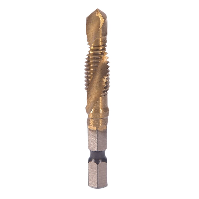 Draad M3 M4 M5 M6 M8 M10 Metaalbewerking Hex Shank Machine Kranen Kit Metric Plug Hand Tap Hss 6542 Schroef Spiraal Punt: M8