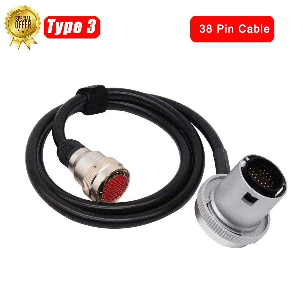 MB Star-Cable de diagnóstico C3, Cable de conexión de ordenador, 38 Pines, OBD2, 16 Pines, 14 pines, RS232