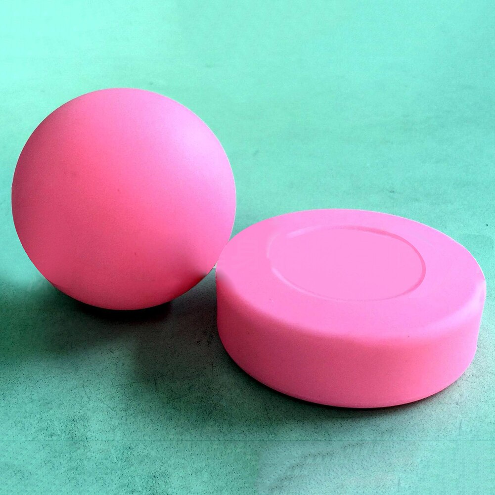 6 PCS Lightweight Hollow Hockey Pucks - Durable PVC Ice Hockey Games - Common Training - Random Color