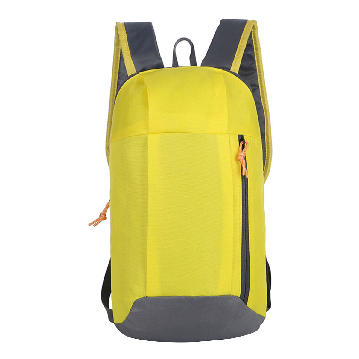 Unisex Outdoor Cycling Backpack Large-Capacity Stitching Color Zipper Opening Clos Wide Shoulder Strap Tear-Resistant Backpack