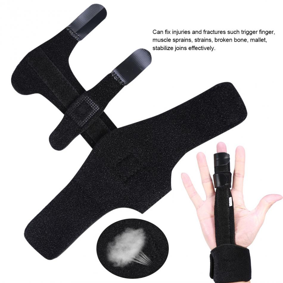 Adjustable Finger Splint Joints Fractures Stabilizer Trigger Finger ...