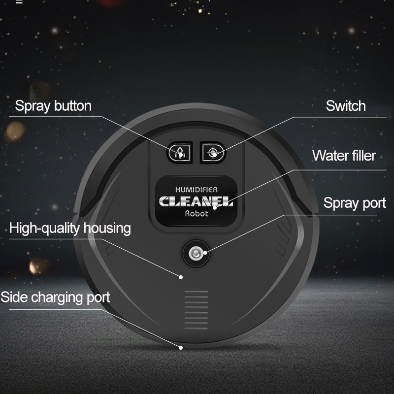 K070A Robot Vacuum Cleaner Automatic Smart Planned Sweeping Dust Sterilize Washing Mop APP WIFI Auto Disinfection Smart Suction