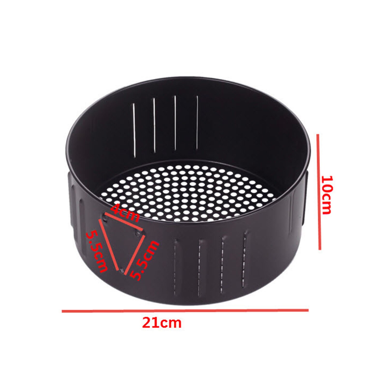 2.6L/3.5L Air Fryer Replacement Basket Non Stick Sturdy Roasting Cooking Stainless Steel Baking Tray For Air Fryer Accessories