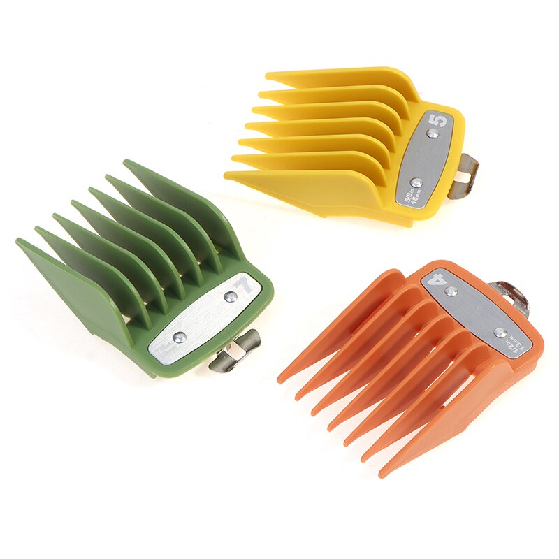 Tondeuse à cheveux 1.5mm-25mm, peigne de limite, kit de fixation Guide pour tondeuse Wahl, accessoires de coupe, 2/8 pièces
