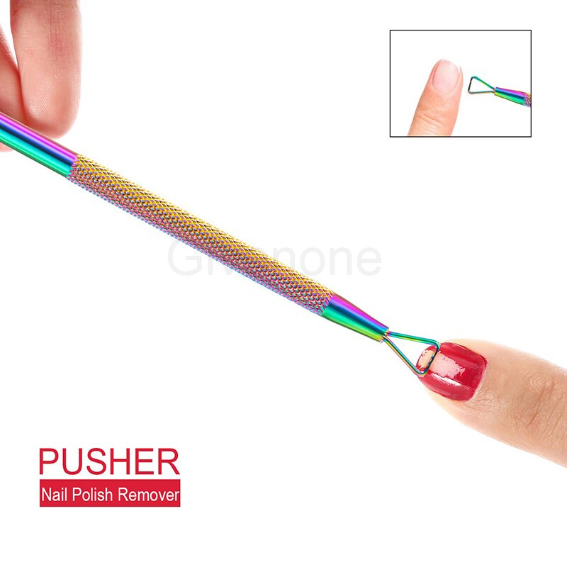 Rainbow Nail Clipper Set Pro Stainless Steel Manicure Kits Household Nail Scissors Tweezers Ear Spoon Beauty Nail Manicure Tools
