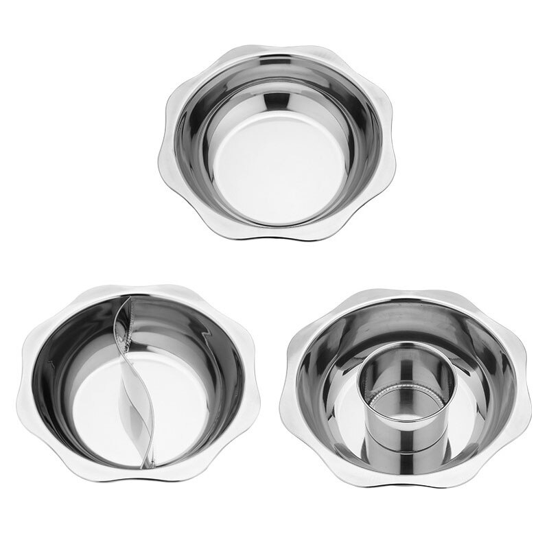 Pot Chinese Delicious Food Hotpot Basin Double Taste Cooker Induction Gas Stove Kitchen Cookware Soup Pot