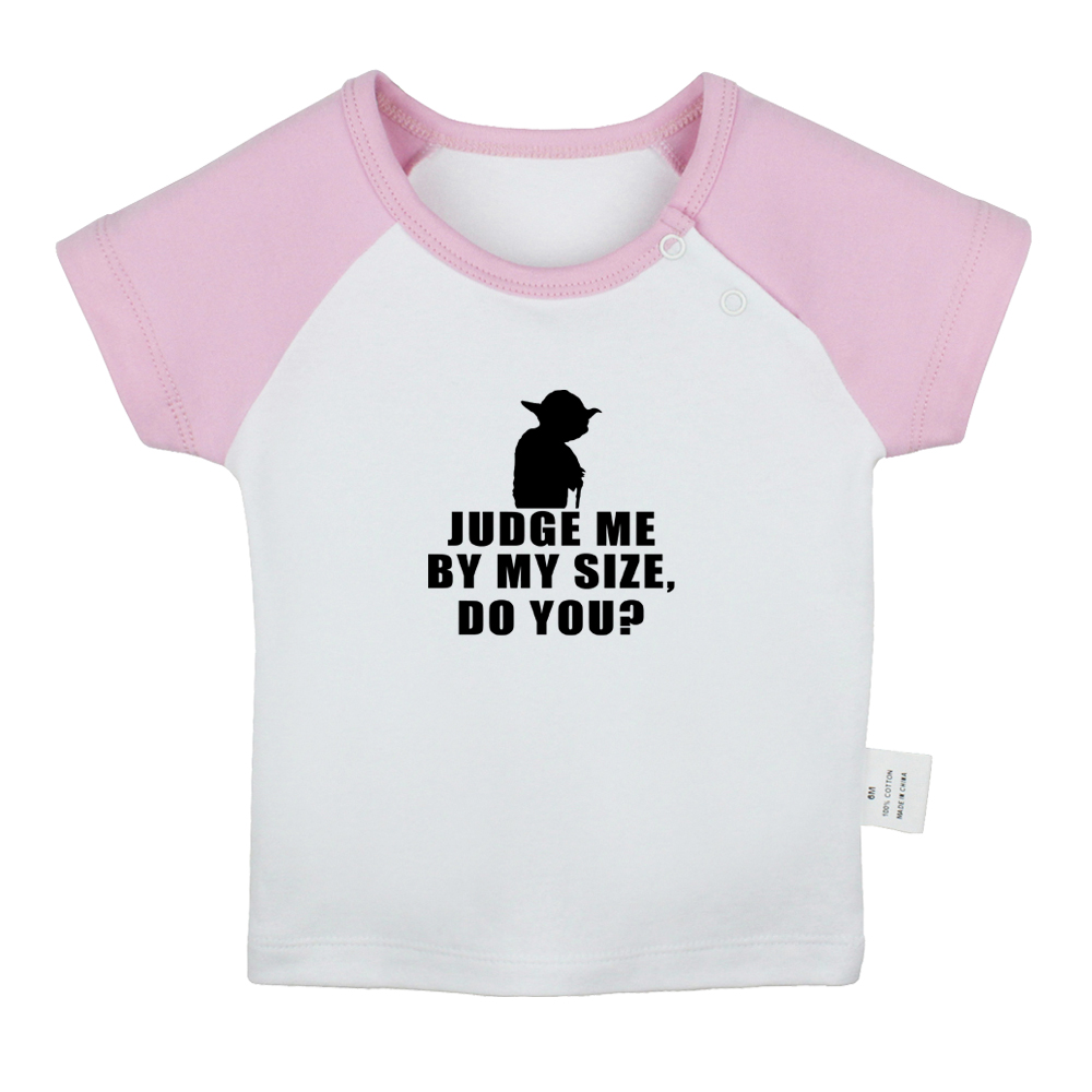 Beoordelen Me Door Mijn Maat Heb Je Plezier Art Gedrukt Baby Jongens T-shirts Leuke Baby Meisjes Korte Mouwen T-shirt pasgeboren Katoenen Tops Kleding: BabyCP8126D / 6-12M